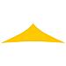 Vela Parasole 160 g / m² Gialla 3x4x5 m in HDPE - Foto miniatura 6