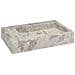 Lavandino Grigio 58x39x10 cm in Marmo - Foto miniatura 1
