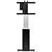 10080250 86" Portable flat panel floor stand Alluminio, Nero base da pavimento per tv a schermo piatto - Foto miniatura 6