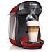 Macchina da Caffè Espresso Automatica Tassimo Happy TAS1003 Serbatoio 0.7 Lt. Potenza 1400 Watt Colore Nero / Rosso - Foto miniatura 2