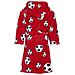 Accappatoio Soccerjunior Pile Rosso Taglia 122/128 - Foto miniatura 2