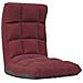 Sedia A Sdraio Da Terra Pieghevole Rosso Vino In Tessuto - Foto miniatura 2
