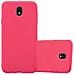 Custodia Compatibile Con Samsung Galaxy J3 2017 In Candy Rosso - Coperchio Protettivo In Silicone Tpu Flessibile - Foto miniatura 1