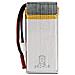 2 Pezzi Batteria Lipo Ricaricabile (7.4v 1200mah) Per Drone Quadricottero Mjx X101 Rc - Foto miniatura 3