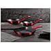 Burgundy Set Di 2 Padelle Et Bistecchiera Induzione 20-24-28cm In Alluminio Antiaderente Rosso - Foto miniatura 5