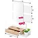 Ricevitore Telma Con 1 Cassetto E Specchio Colore Bianco /rovere, Mobile Ingresso, 75 Cm (larghezza) 29 Cm (profondità) 116 Cm (altezza) - Foto miniatura 3