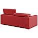 Dylan Divano Con Estraibile In Tessuto Impermeabile T13 Rosso - Foto miniatura 4