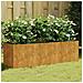 Fioriera Rialzata da Giardino 120x40x40 cm in Acciaio Corten - Foto miniatura 7