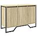 Mobile Lavabo Bagno Rovere Sonoma 91x35x60 Cm In Truciolato - Foto miniatura 2
