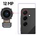 Fotocamera Posteriore Grandangolo 12mp Per Samsung Galaxy S23 Fe, Nero - Foto miniatura 3
