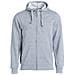 Basic Hoody Full Zip Men Grigio Melange 5xl - Foto miniatura 1
