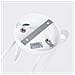 Lampadario Loop 2 Bianco Sl. 1471 - Minimalista Lampadario Bianco 25.5x57x18 Cm - Foto miniatura 4