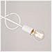 Lampadario Loop 2 Bianco Sl. 1471 - Minimalista Lampadario Bianco 25.5x57x18 Cm - Foto miniatura 6