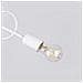 Lampadario Loop 2 Bianco Sl. 1471 - Minimalista Lampadario Bianco 25.5x57x18 Cm - Foto miniatura 7