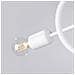 Lampadario Loop 2 Bianco Sl. 1471 - Minimalista Lampadario Bianco 25.5x57x18 Cm - Foto miniatura 8