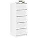 Credenza con Cassetti Bianco 37,5x35x99 cm in Legno Multistrato - Foto miniatura 3