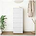 Credenza con Cassetti Bianco 37,5x35x99 cm in Legno Multistrato - Foto miniatura 6