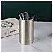 Portaposate - Elegante Organizer Per Posate In Acciaio Inox Silver L - Foto miniatura 2