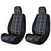 Coprisedili Anteriori Fast&smart Tg. Speciale Tess. Misto Cotone Avio/navy - Foto miniatura 1