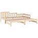 Dormeuse Estraibile 2x (90x190) Cm Legno Massello Di Pino - Foto miniatura 6