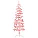Lusso Casadino -  Albero Natale Artificiale Sottile A Metà E Supporto Rosa 150 Cm - Foto miniatura 2