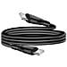 Cavo Usb-c/usb-c 60w Ricarica Rapida E Trasferimento Dati 1m, Nero - Foto miniatura 1