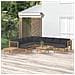 Set Salotto da Giardino 12pz con Cuscini Grigio Scuro Bambù - Foto miniatura 2