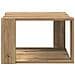 Tavolino da caffè Rovere artigianale 51,5x51,5x30 cm Legno massello - Foto miniatura 5