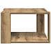Tavolino da caffè Rovere artigianale 51,5x51,5x30 cm Legno massello - Foto miniatura 6