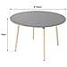 Tavolo Rotondo 120cm Nero Martha - Foto miniatura 2