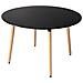 Tavolo Rotondo 120cm Nero Martha - Foto miniatura 1