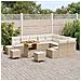 Set Divano da Giardino 12 pcs Beige e Crema 80 x 80 x 71 cm - Foto miniatura 3