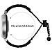 Bracciale Cuore E Diamanti Compatibile Con Garmin Lily 2 - Elegante Semichiusura In Lega Di Zinco Black - Foto miniatura 2