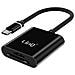 Lettore Schede Microsd / Sd A Usb-c Trasferimento Rapido Ultra Compatto, Nero - Foto miniatura 1