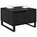 Tavolino da salotto con cassetto Rovere Nero 55 x 55 x 36,5 cm - Foto miniatura 3