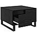 Tavolino da salotto con cassetto Rovere Nero 55 x 55 x 36,5 cm - Foto miniatura 5