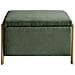 Cassapanca Edland Tessuto Verde - Foto miniatura 4