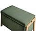 Cassapanca Edland Tessuto Verde - Foto miniatura 5