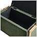 Cassapanca Edland Tessuto Verde - Foto miniatura 6