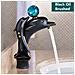 Rubinetto per lavabo da bagno, Blackswan, tipo M252 Delfin, modello nero, misura 25,5 cm - Foto miniatura 2