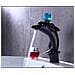Rubinetto per lavabo da bagno, Blackswan, tipo M252 Delfin, modello nero, misura 25,5 cm - Foto miniatura 4