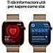 Watch Series 11 GPS + Cellular 46mm Cassa Titanio Oro con Loop in maglia Milanese Oro - M /L - Foto miniatura 7