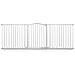 Safetots Cancelletto Di Sicurezza Con Parte Superiore Incurvata, 197cm - 206cm, Bianco Opaco - Foto miniatura 1