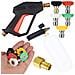 Set Di Accessori Per Idropulitrice - Pistola M22, Ugelli 5 In 1, Adattatore Easy!lock, Schiumogeno 1l | Compatibile Con Karcher Hd /lavor | 275 Bar - Foto miniatura 1