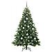 Albero di Natale artificiale con 300 LED Verde 180 cm PE e PVC - Foto miniatura 4