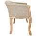 Divano In Legno Con Rivestimento Panna 107x61x70h - Foto miniatura 3