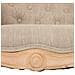 Divano In Legno Con Rivestimento Panna 107x61x70h - Foto miniatura 6