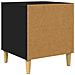 Cuccia per cani Nero 44 x 42 x 49 cm Legno multistrato - Foto miniatura 7