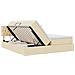 Letto con Contenitore Crema 180 x 200 cm Pelle Sintetica - Foto miniatura 7