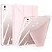 Cover per iPad Air (2022) - TPU+PC+Pelle /PU, Rosa, Auto Wake /Sleep - Foto miniatura 1